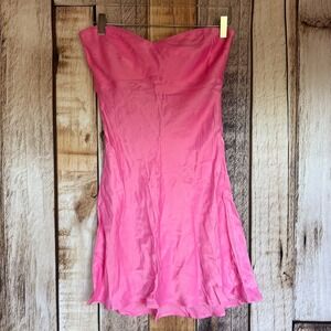 Meshki Dress Veronica Strapless Mini Dress Pink Going Out Party Night Size M NWT